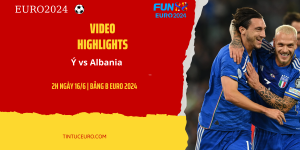 Xem video highlights trận đấu giữa Ý và Albania diễn ra lúc 2h ngày 16/6 trong khuôn khổ Bảng B Euro 2024. Cập nhật nhanh chóng những pha bóng đỉnh cao và các bàn thắng đẹp mắt!