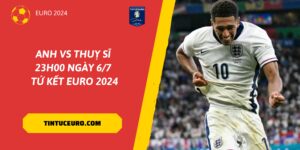 Tin Tức Euro 2024: Nhận định và dự đoán trận Anh vs Thuỵ Sĩ, 23h00 ngày 6/7 | Tứ kết Euro 2024. Cập nhật đội hình, phong độ và dự đoán kết quả chi tiết từ các chuyên gia.